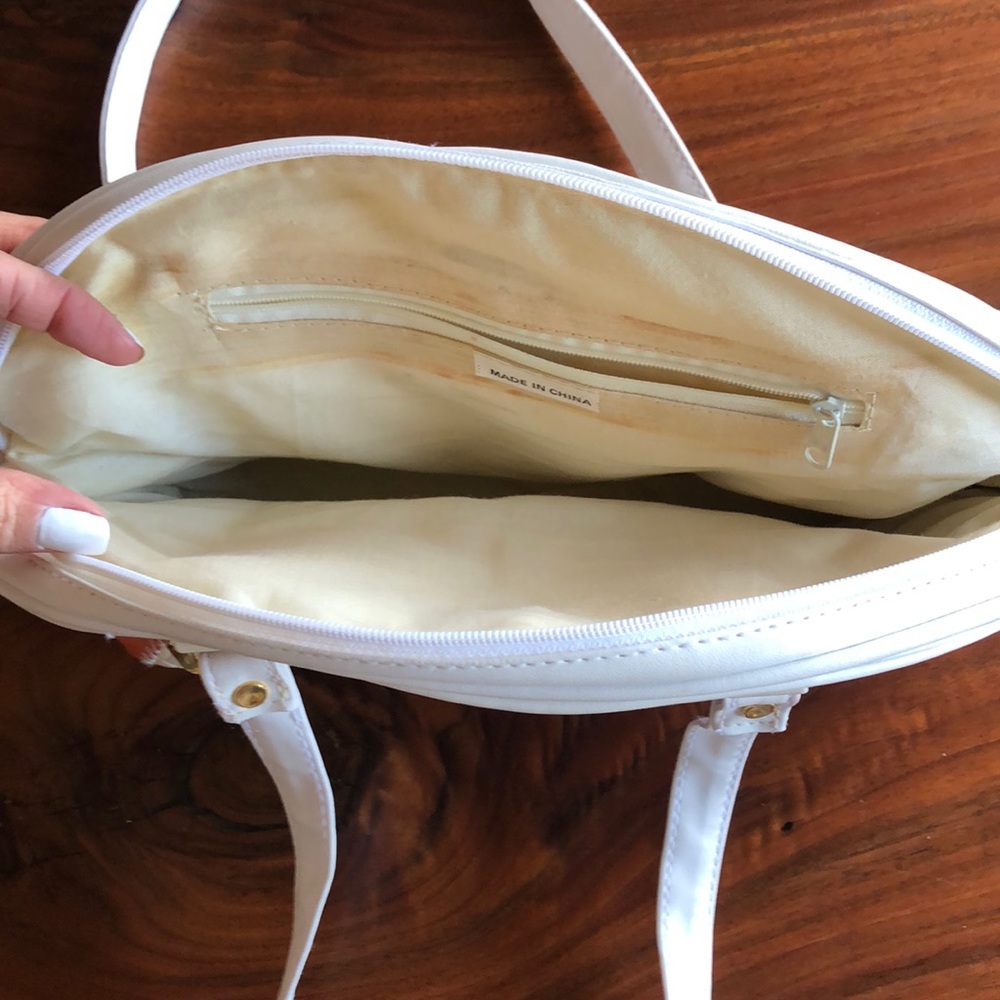 Vintage Leather Patchwork Bag - image 5